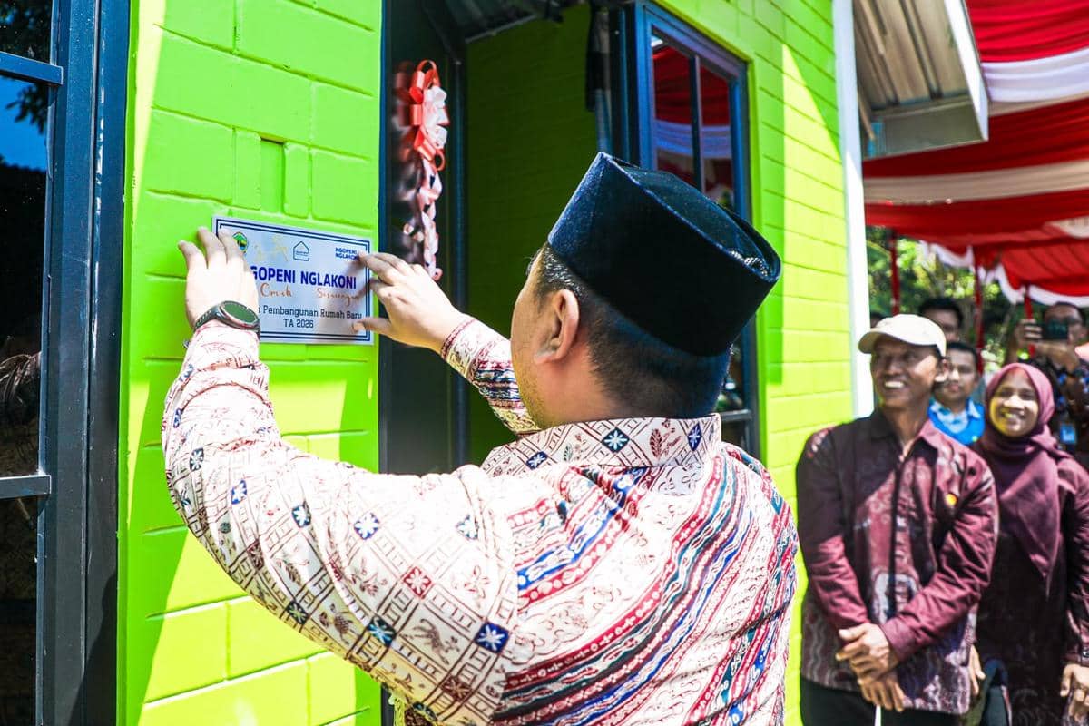 Buruh Tani Wonogiri Tak Lagi Menumpang Berkat Rumah Bata Interlock