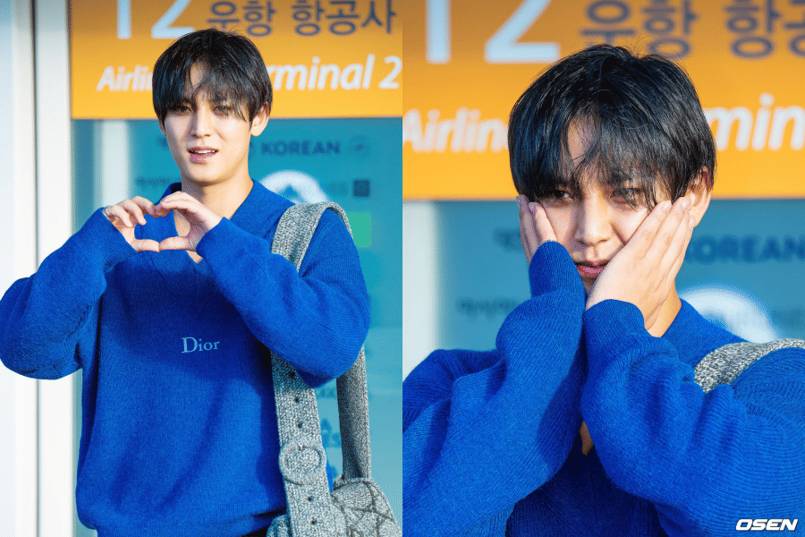 7 Potret Mingyu SEVENTEEN Berangkat ke Jakarta, Ada Acara Apa?