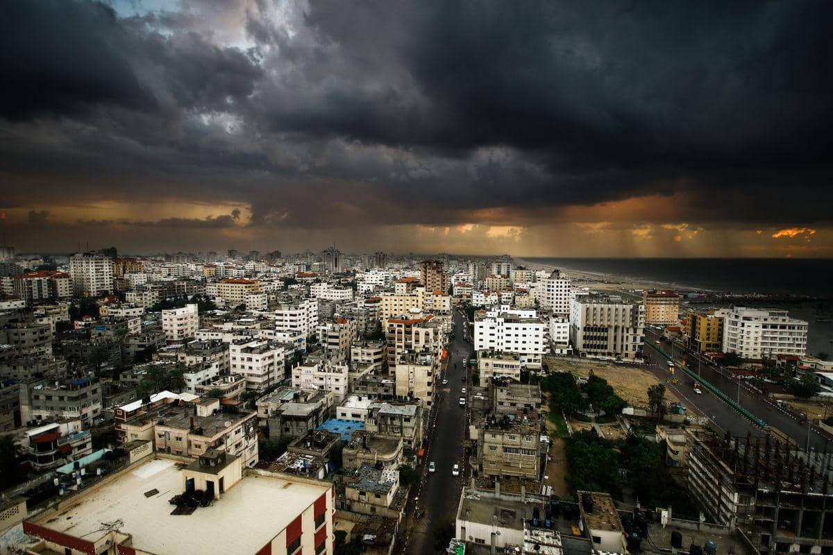 potret Gaza dari udara