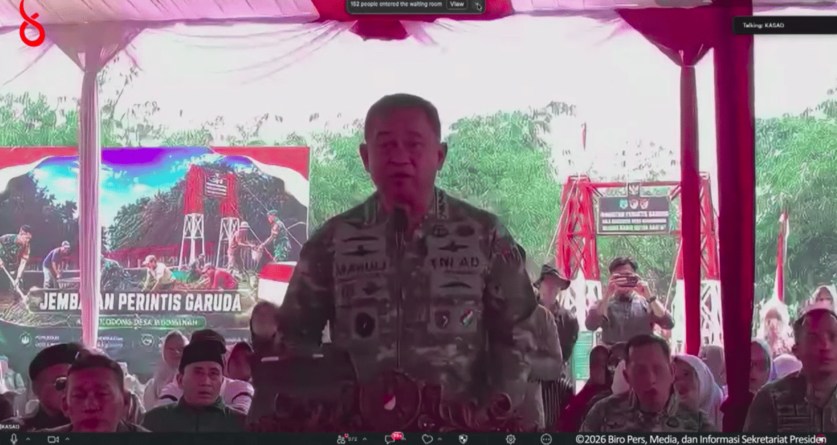 KSAD Ungkap TNI AD Bangun 3.008 Jembatan, 2.500 Sudah Rampung