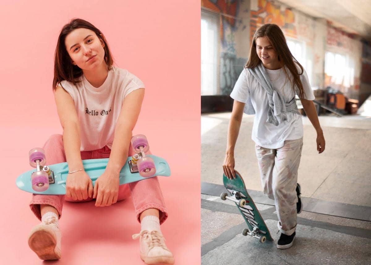 Skater-Girl Shirt Kembali Tren, Gaya Y2K yang Makin Chic
