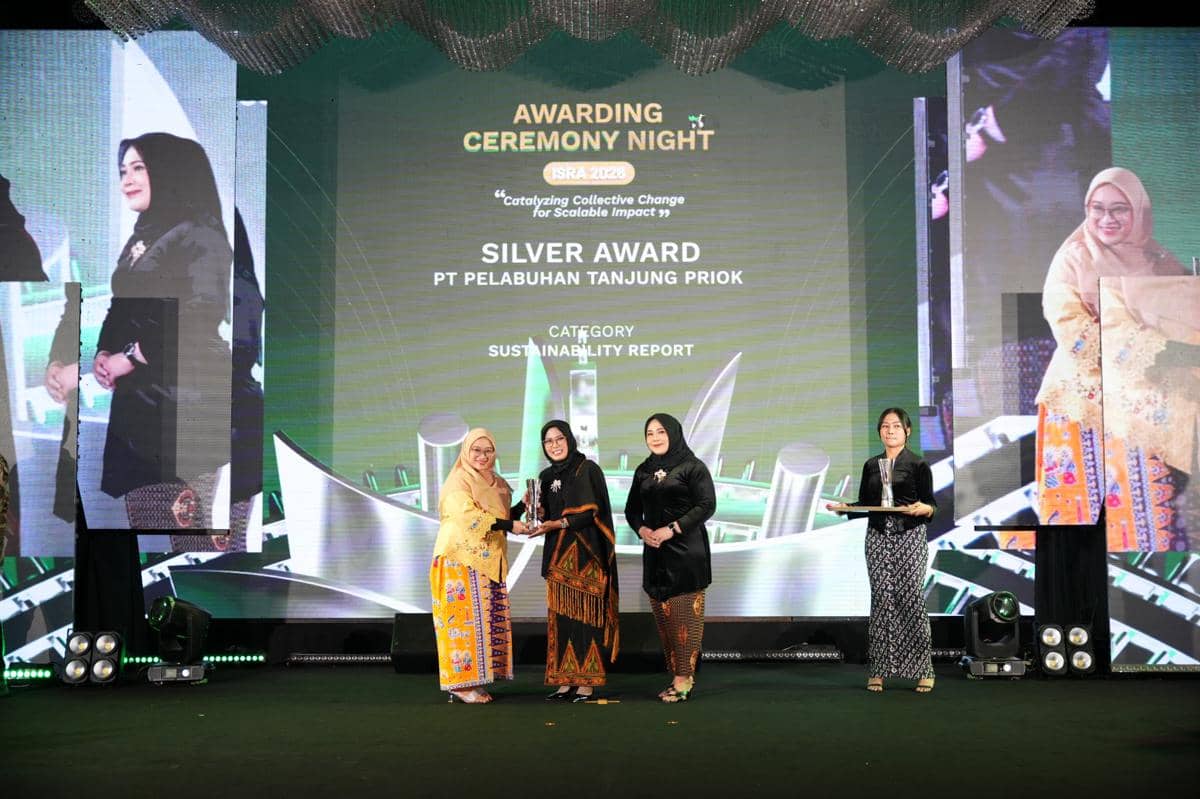 PTP Nonpetikemas Raih Penghargaan ISRA Kategori Sustainability Report