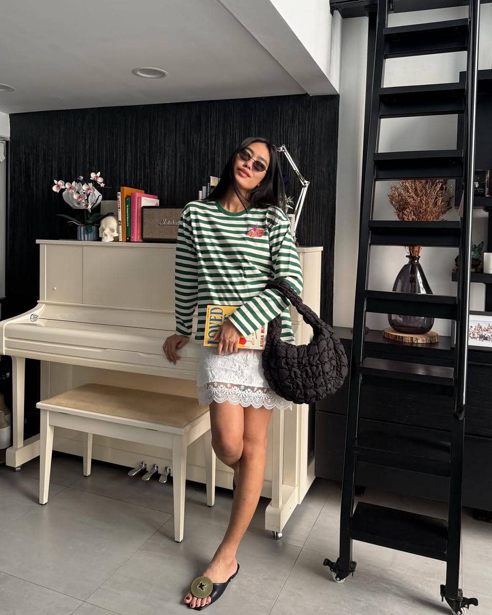 outfit kasual chic Alika Islamadina
