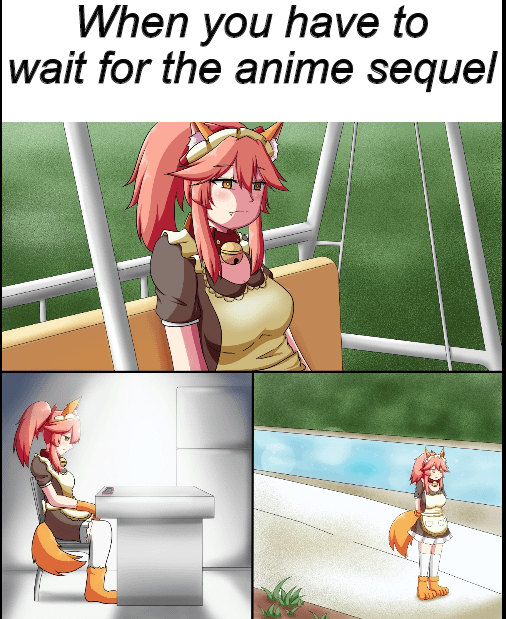 meme anime tentang kesulitan