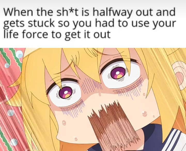 meme anime tentang kesulitan