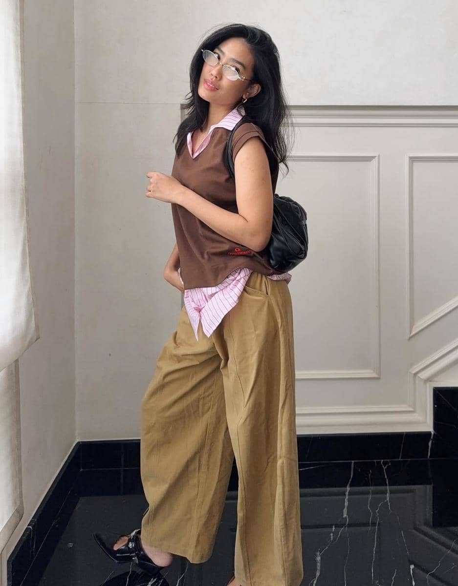 outfit kasual chic Alika Islamadina