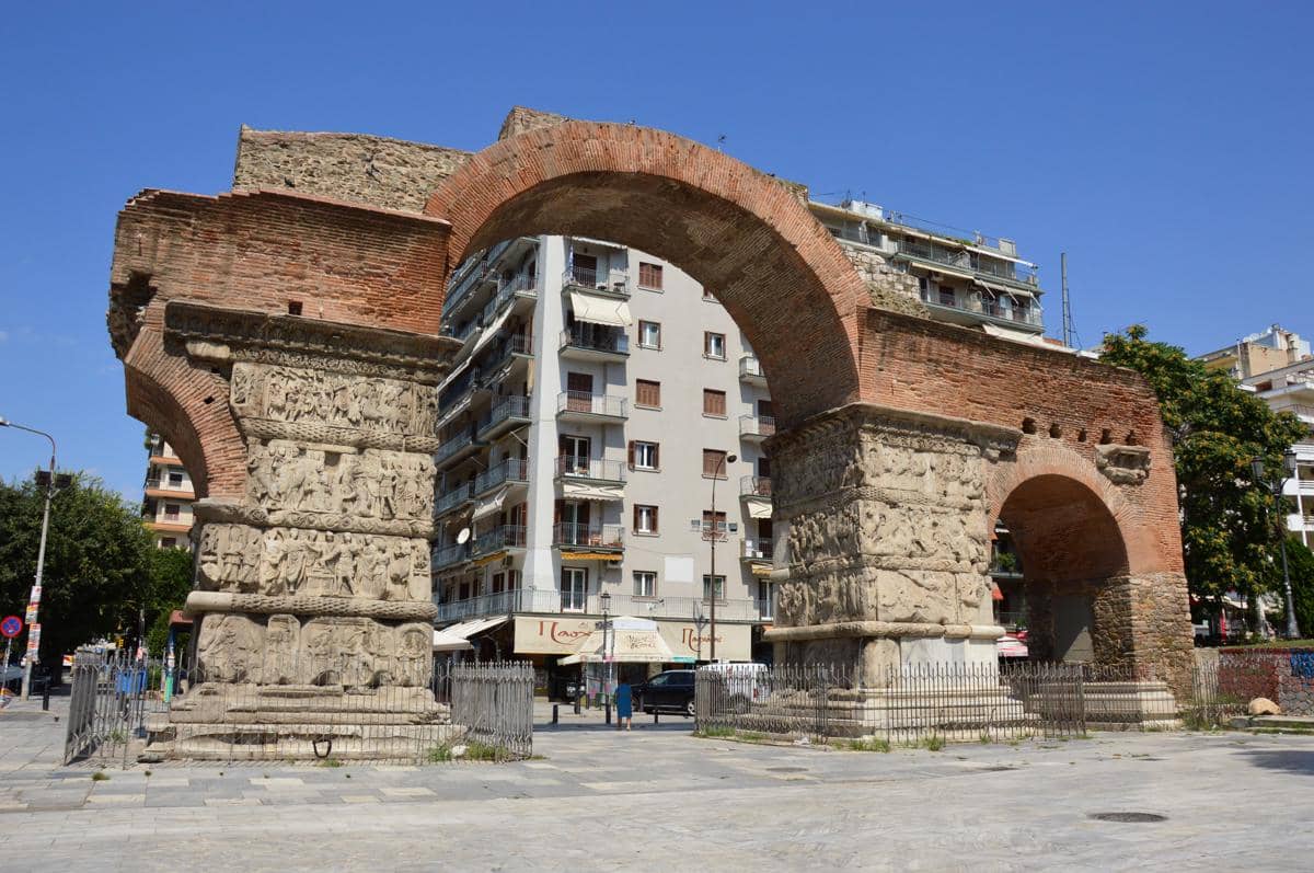 Arch of Galerius di Kota Thessaloniki