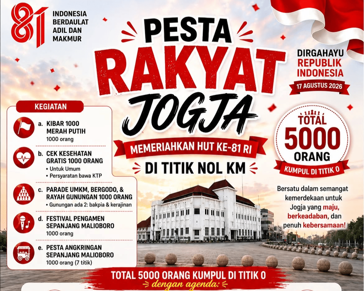 Konser musik HUT ke-81 RI di Yogyakarta