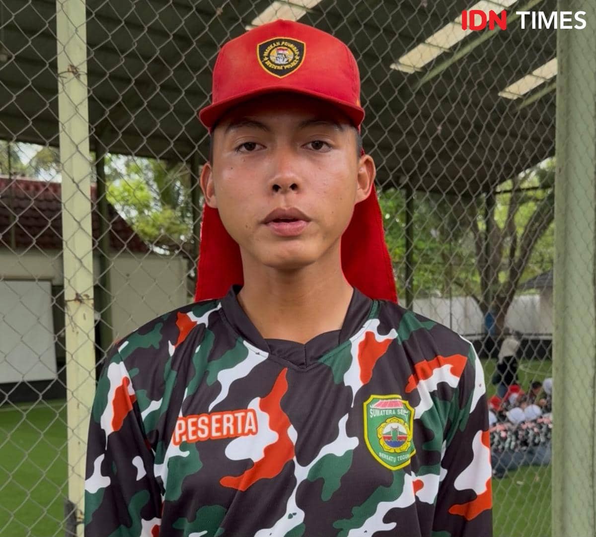 Anggota Paskibraka Provinsi Sumatera Selatan asal Musi Rawas dalam dokumentasi kegiatan Paskibraka tingkat provinsi.
