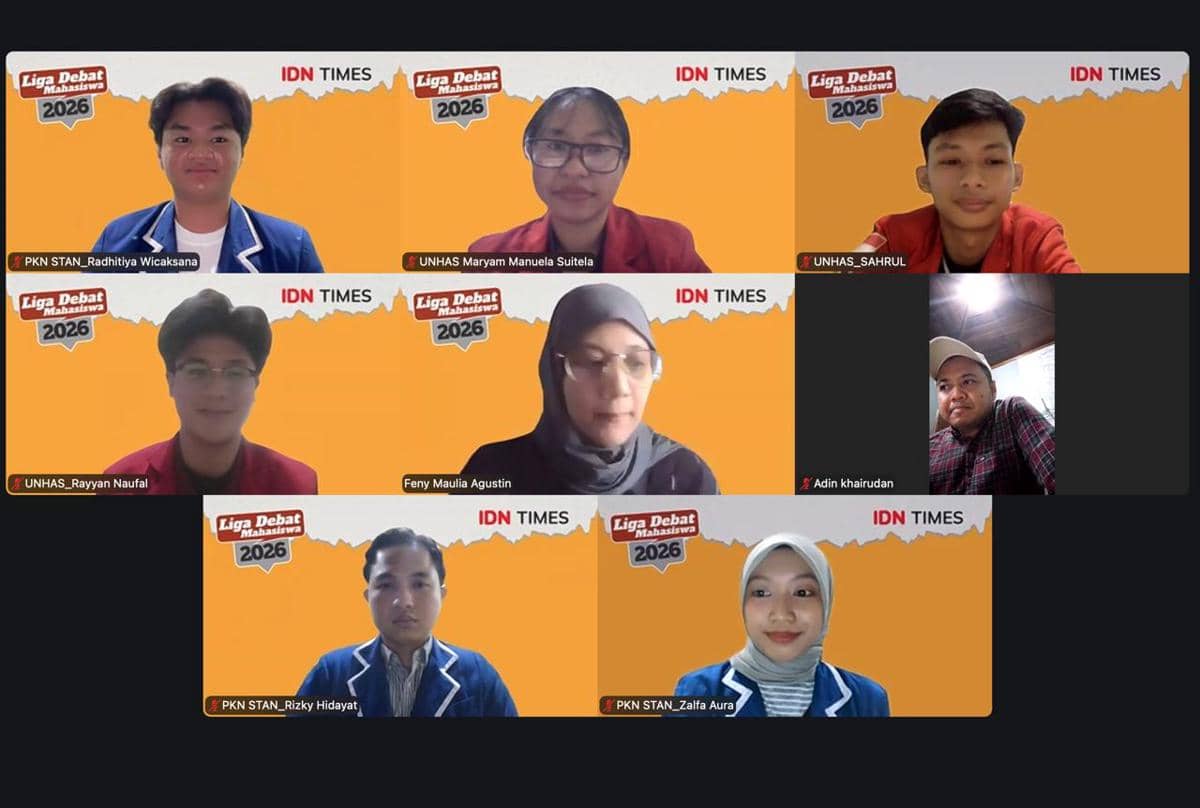 Ungguli Unhas, PKN STAN Juara 3 Liga Debat Mahasiswa IDN Times 2026