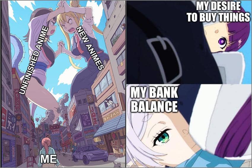 8 Meme Anime tentang Kesulitan Hidup, kok Relate Gini?