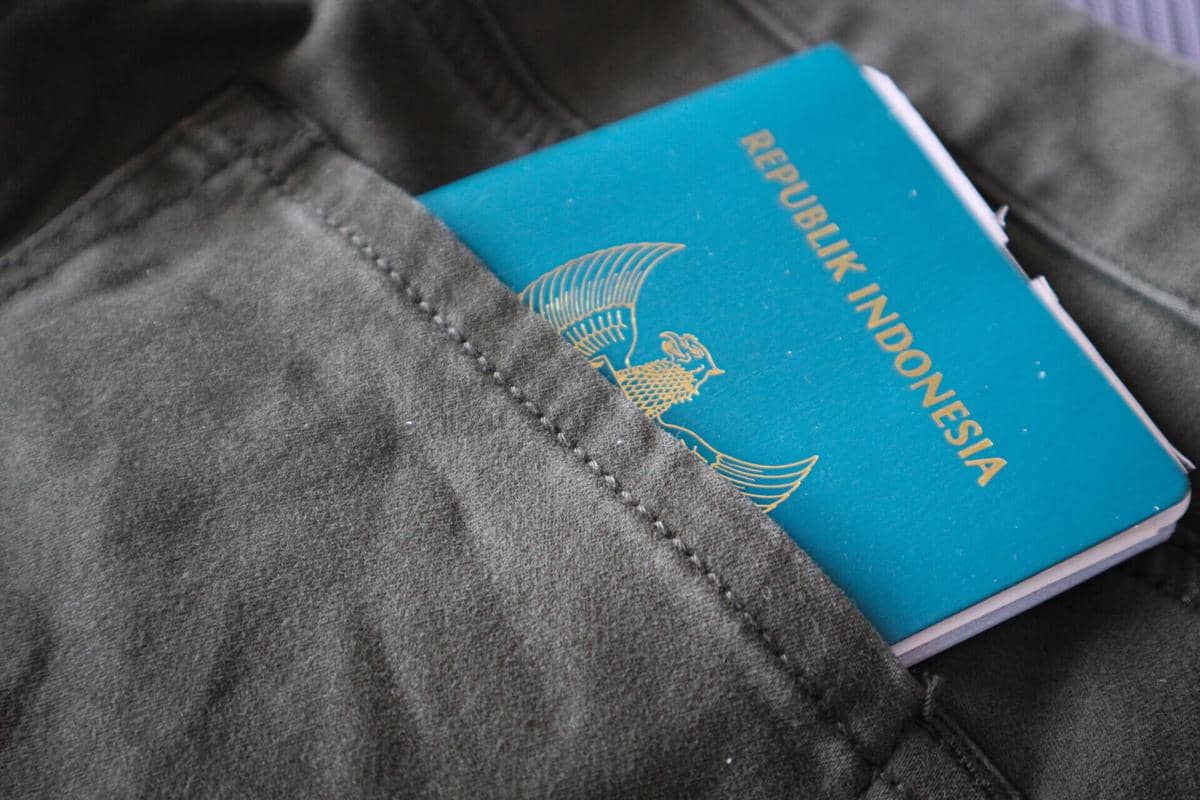ilustrasi paspor Indonesia, passport