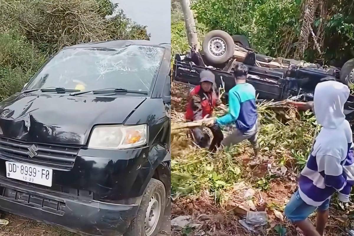 12 Mahasiswa KKN Unhas Kecelakaan di Bantaeng, Mobil Masuk Jurang