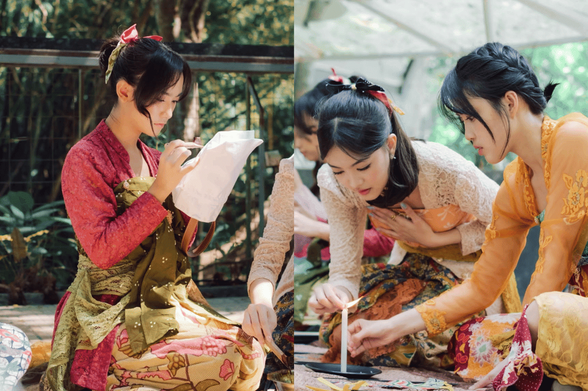 7 Potret Member JKT48 Membatik dan Bikin Wayang di Jogja, Seru Banget!