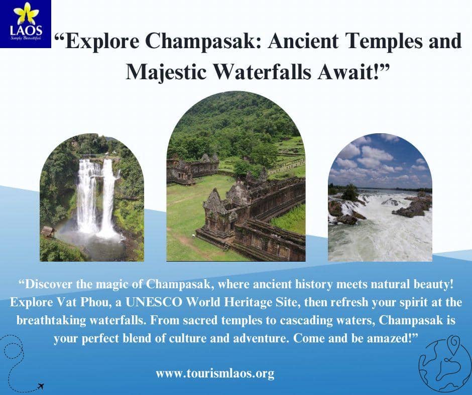 beberapa wisata di Champasak, Laos