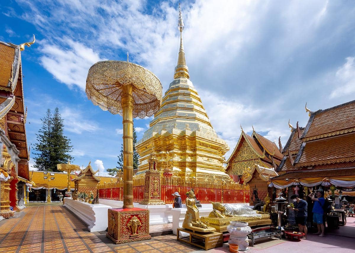 Potret Wat Phra That Doi Suthep