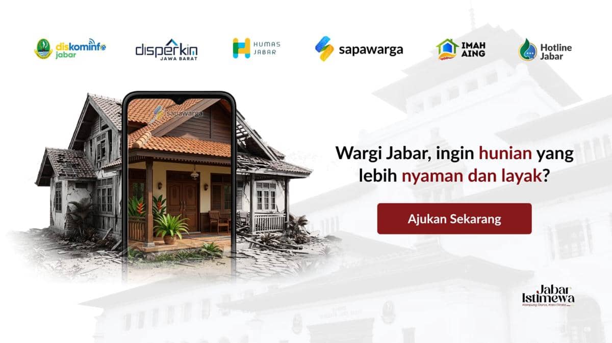 Pemprov Jabar Siap Bantu Warga Perbaiki Rumah yang Tidak Laik Huni