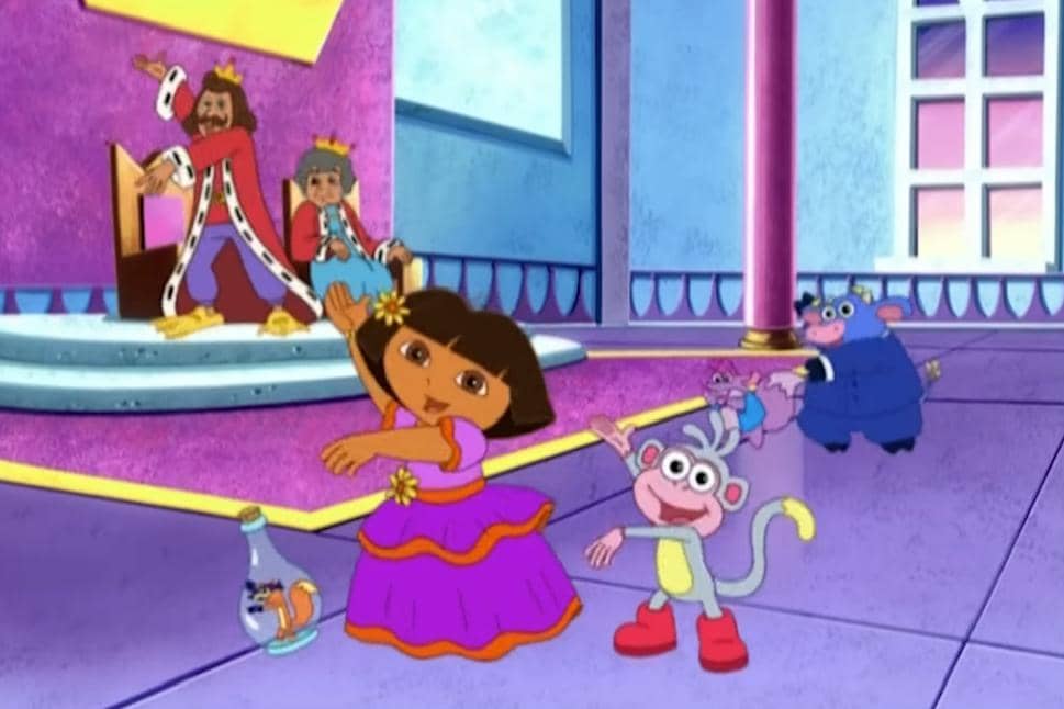 cuplikan episode "Dora's Dance to the Rescue"