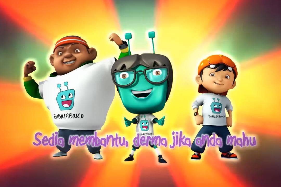 Adu Du bersama Gopal dan BoBoiBoy bekerja sama dalam misi BuBaDiBaKo alias buat baik dibalas koko