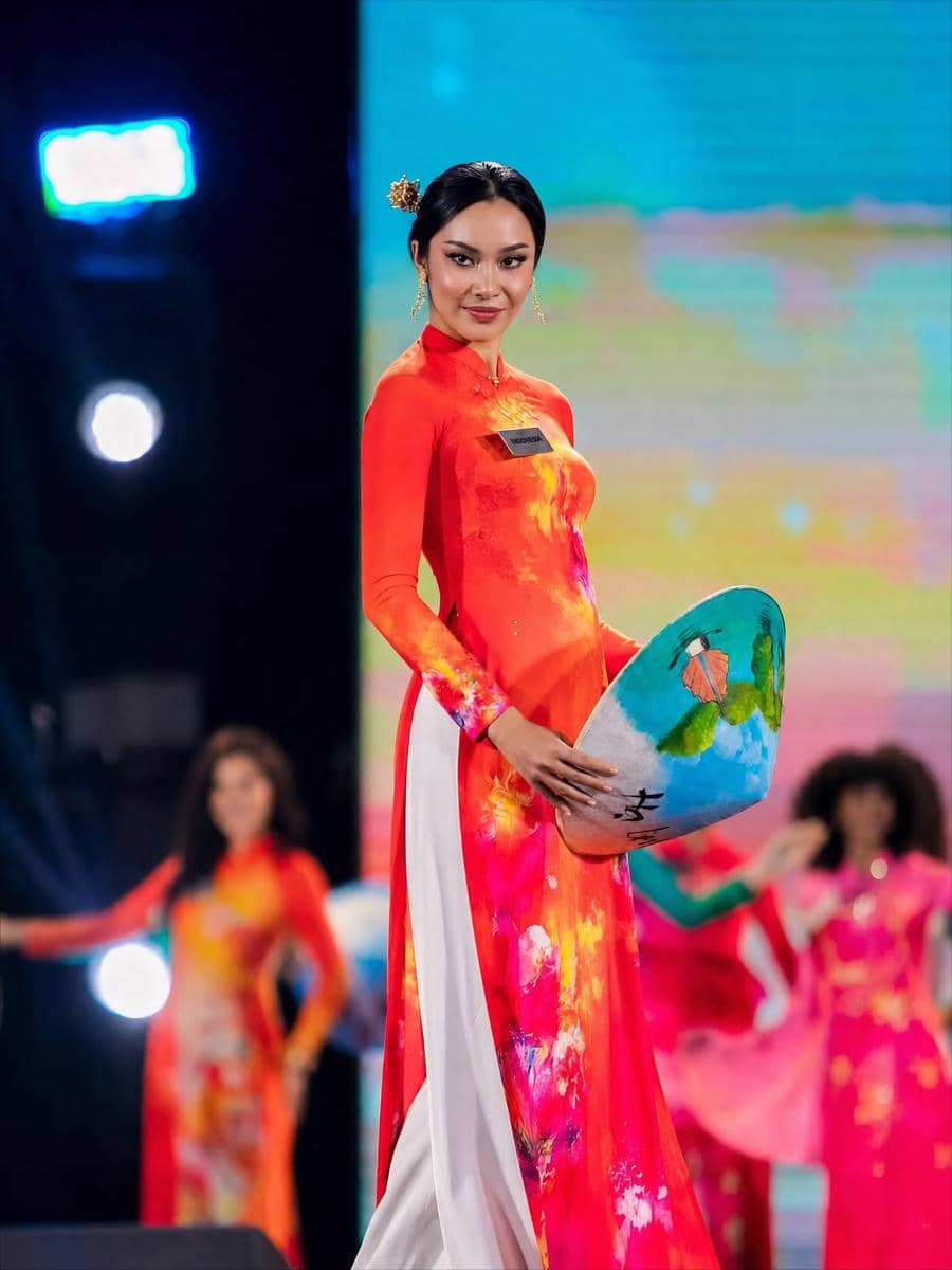 Potret Audrey Bianca di Opening Ceremony Miss World 2026