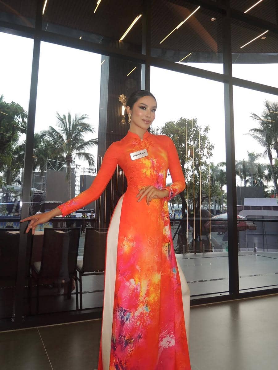 Potret Audrey Bianca di Opening Ceremony Miss World 2026