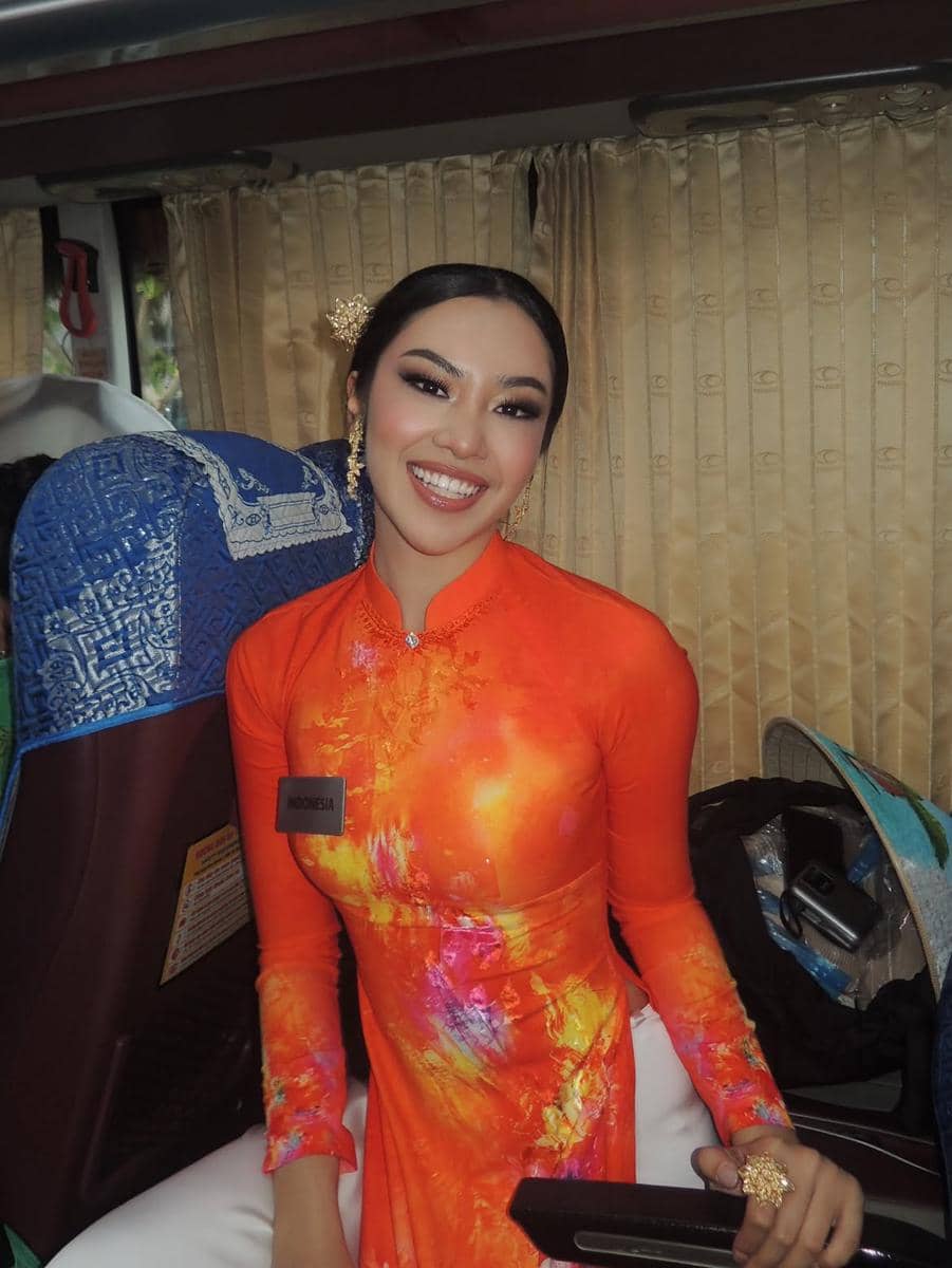 Potret Audrey Bianca di Opening Ceremony Miss World 2026