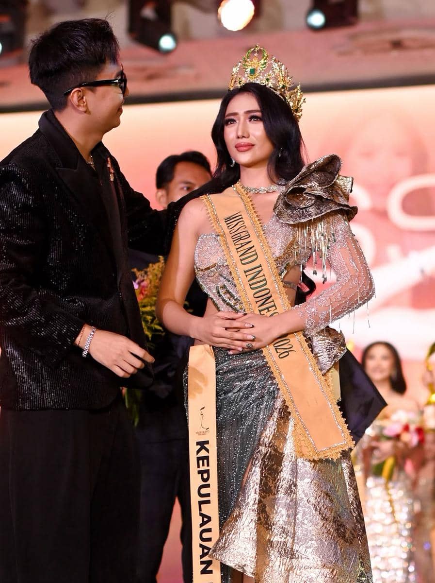 Potret Penobatan Dilza Salsabila Sebagai Miss Grand Indonesia 2026