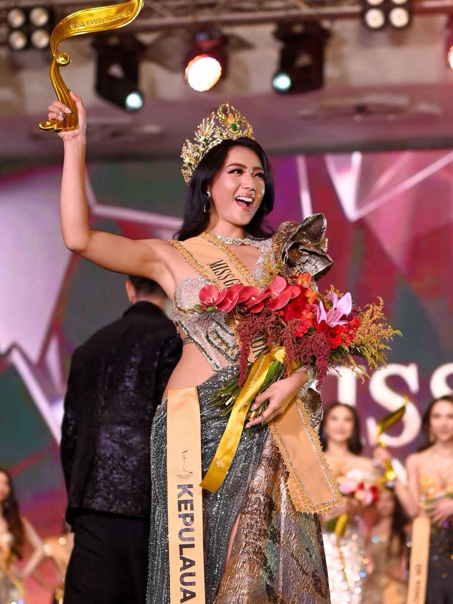 Potret Penobatan Dilza Salsabila Sebagai Miss Grand Indonesia 2026