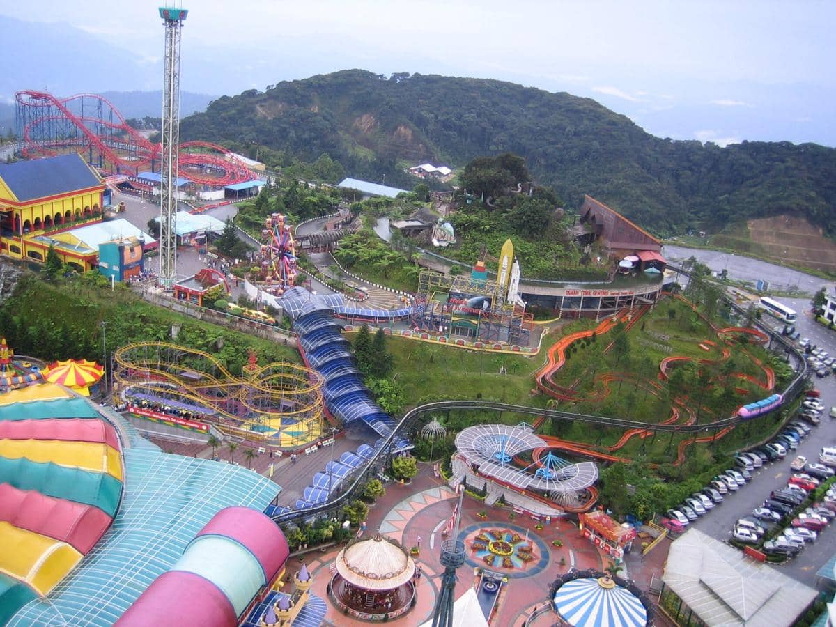 potret taman hiburan Genting Highlands