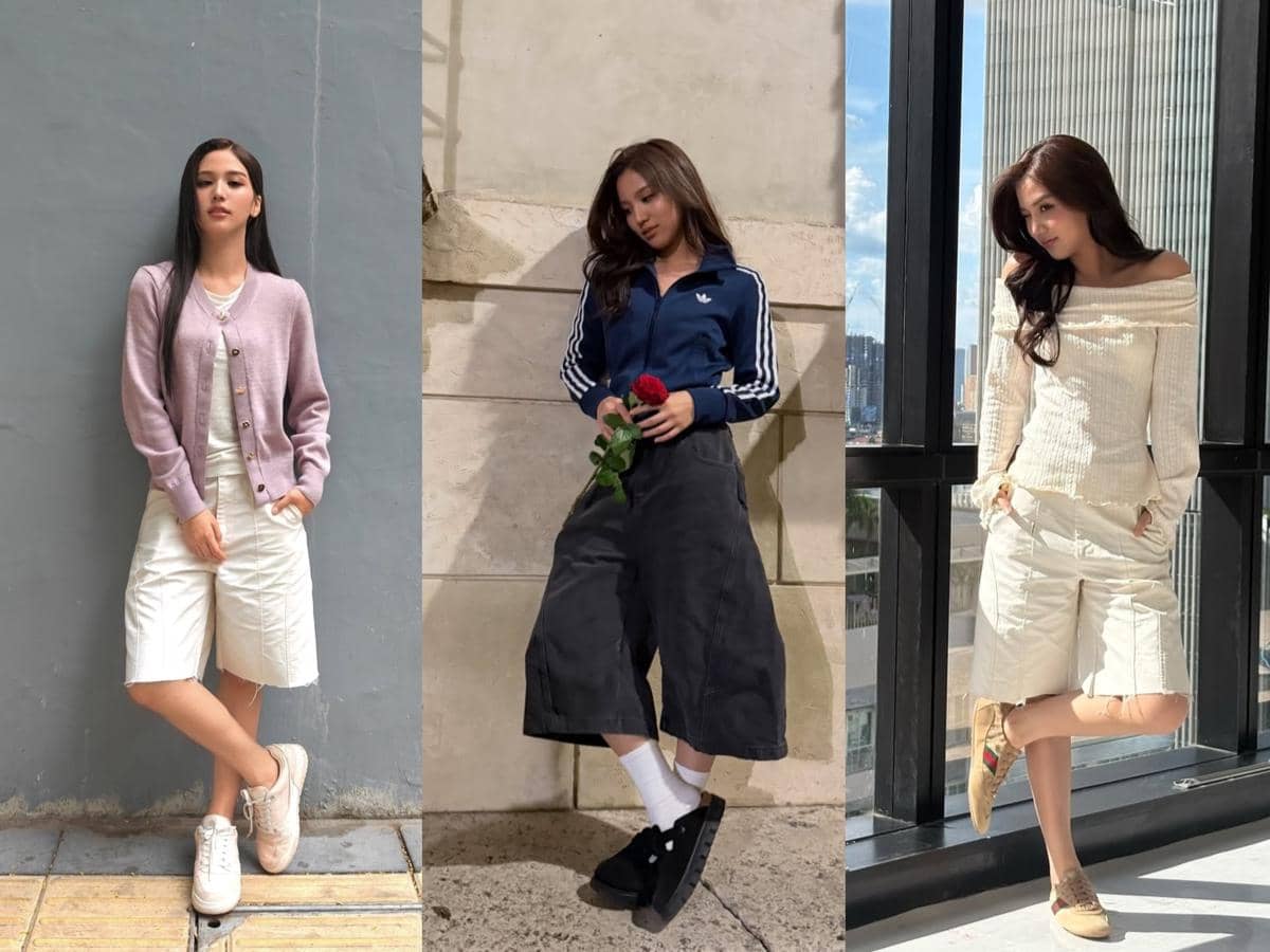 8 Padu Padan OOTD Celana Pendek ala Bonnie Pattraphus, Kasual Chic! 
