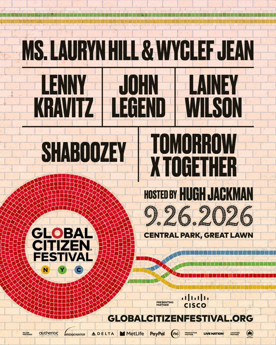 line up Global Citizen Festival 2026