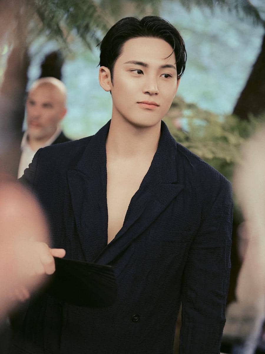 potret Mingyu bersama Dior