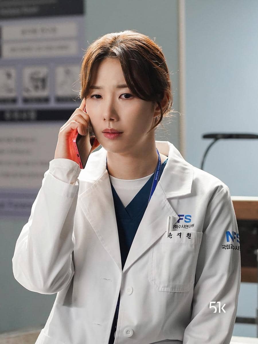 behind the scene Jung Ga Hee di drama Flex x Cop 2