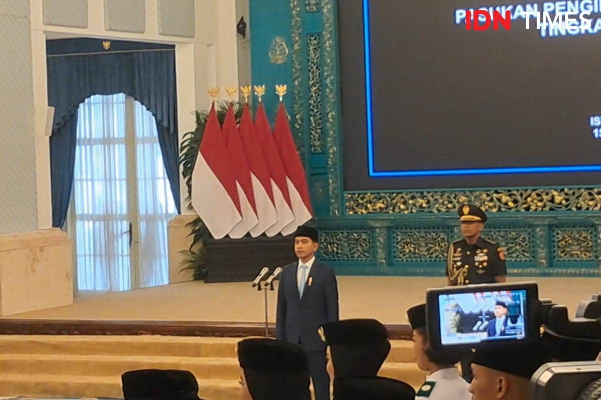 Gibran Kukuhkan Paskibraka 2026 yang Bertugas di Istana Merdeka
