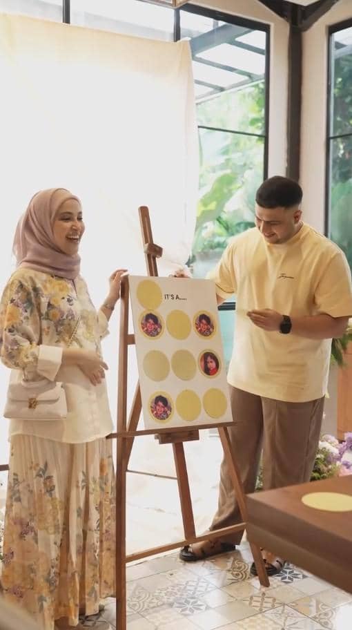 Gender Reveal Kehamilan Kedua Miskah Shafa (instagram.com/miskashf)