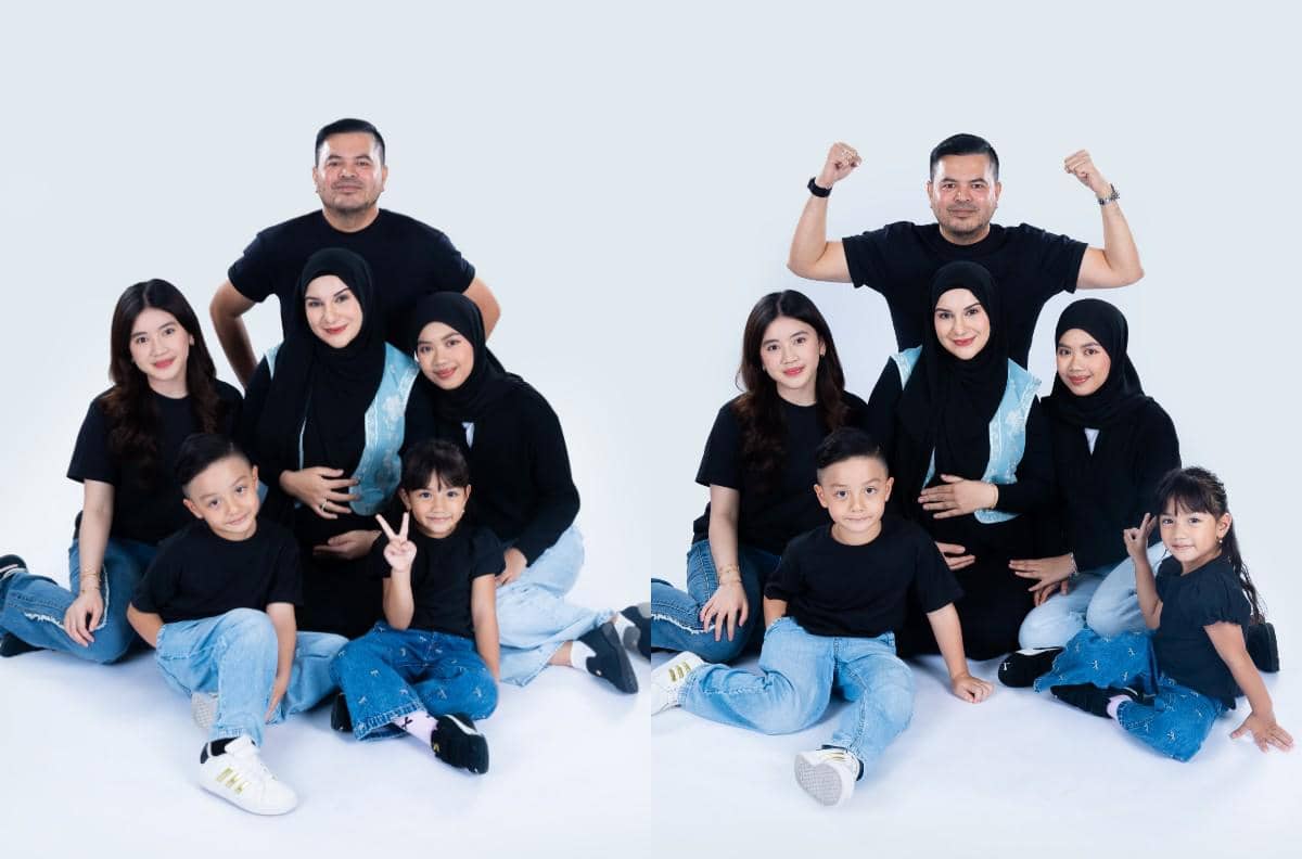 Gaya Pemotretan Keluarga Irish Bella Sambut Anak Ketiga, Warm Casual!