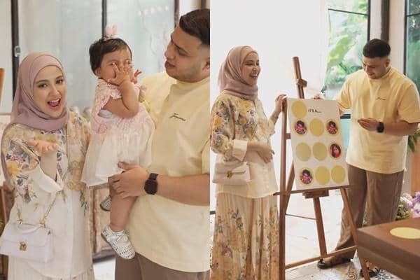 7 Potret Pesta Gender Reveal Kehamilan Kedua Miskah Shafa