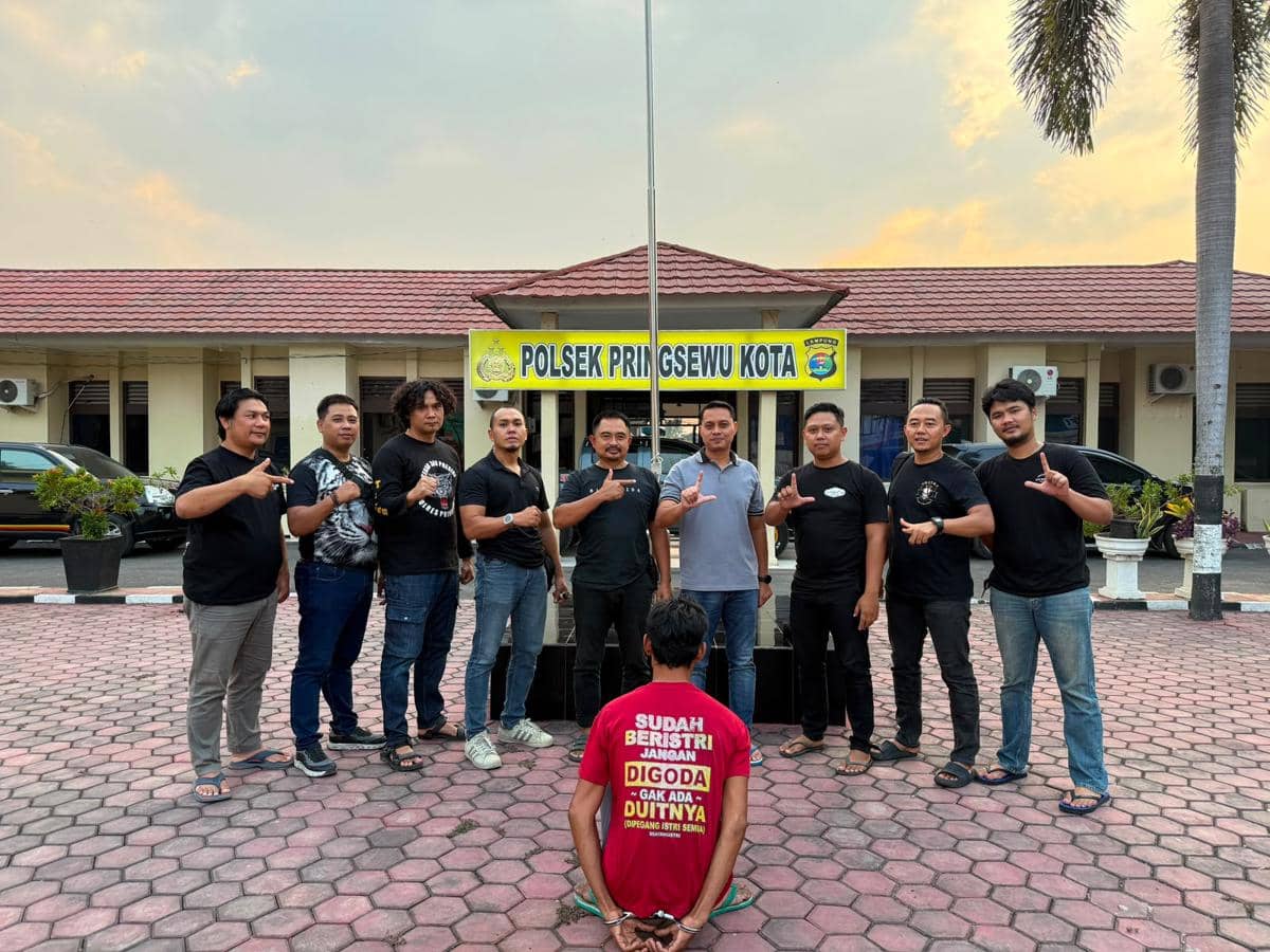 Setahun Buron Curi Motor, Andy Lau Akhirnya Diciduk di Tanggamus