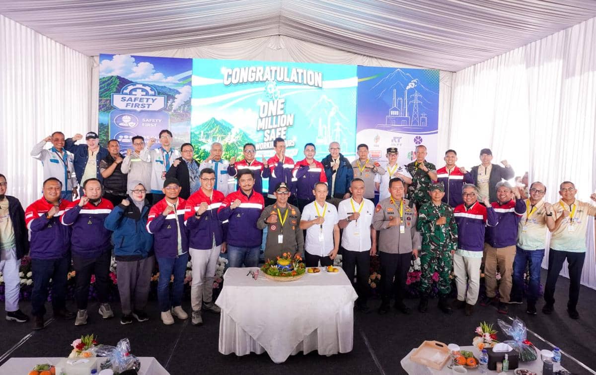 Proyek Panas Bumi Bandung Raih 1 Juta Jam Kerja Tanpa Fatalitas