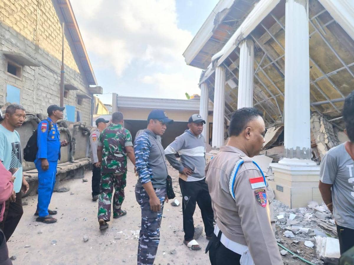 Update Korban Gempa NTT: 40 Warga Meninggal dan 50 Orang Luka-Luka