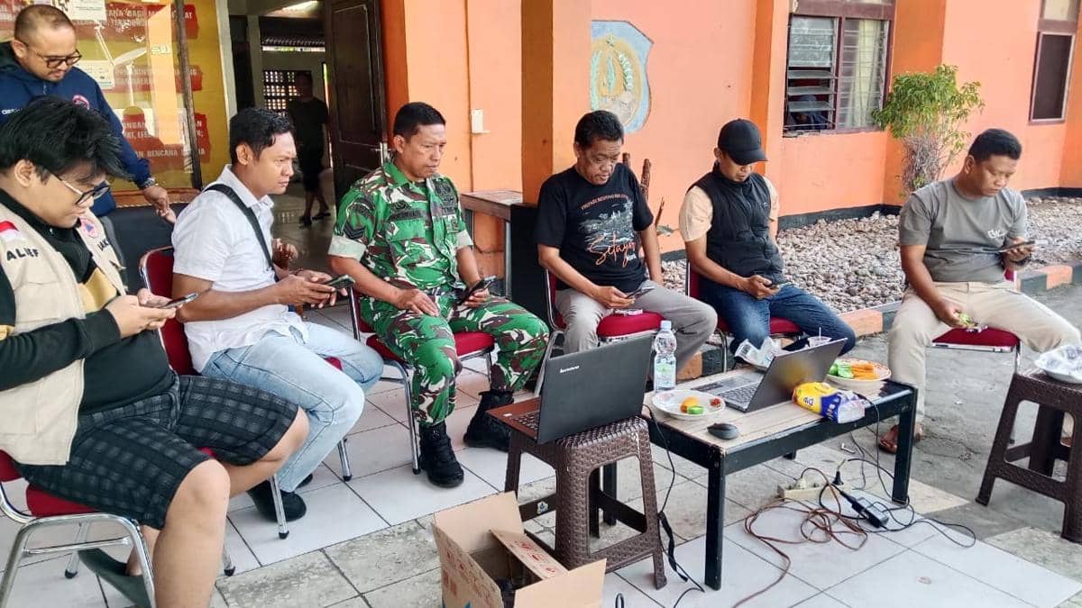 adan Penanggulangan Bencana Daerah (BPBD) Kabupaten Kepulauan Selayar bersama Kodim dan Polres Selayar terus melakukan pemantauan perkembang
