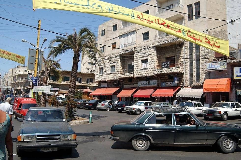 Suasana di Distrik Nabatieh, Lebanon selatan.