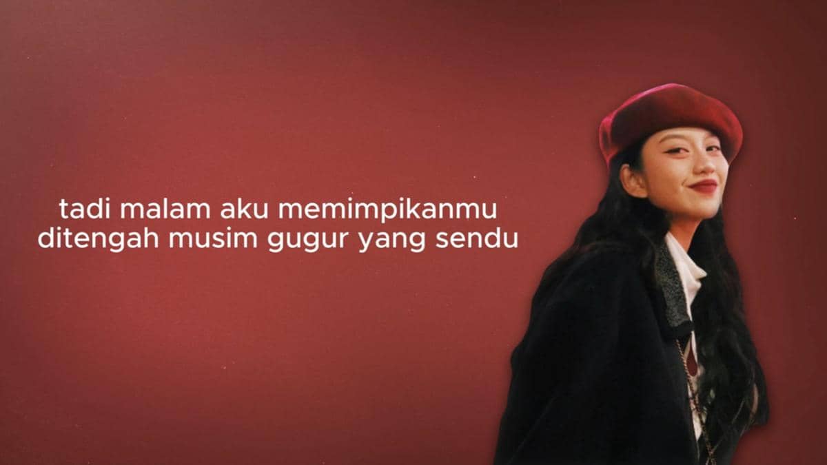 cuplikan video lirik "Tadi Malam"