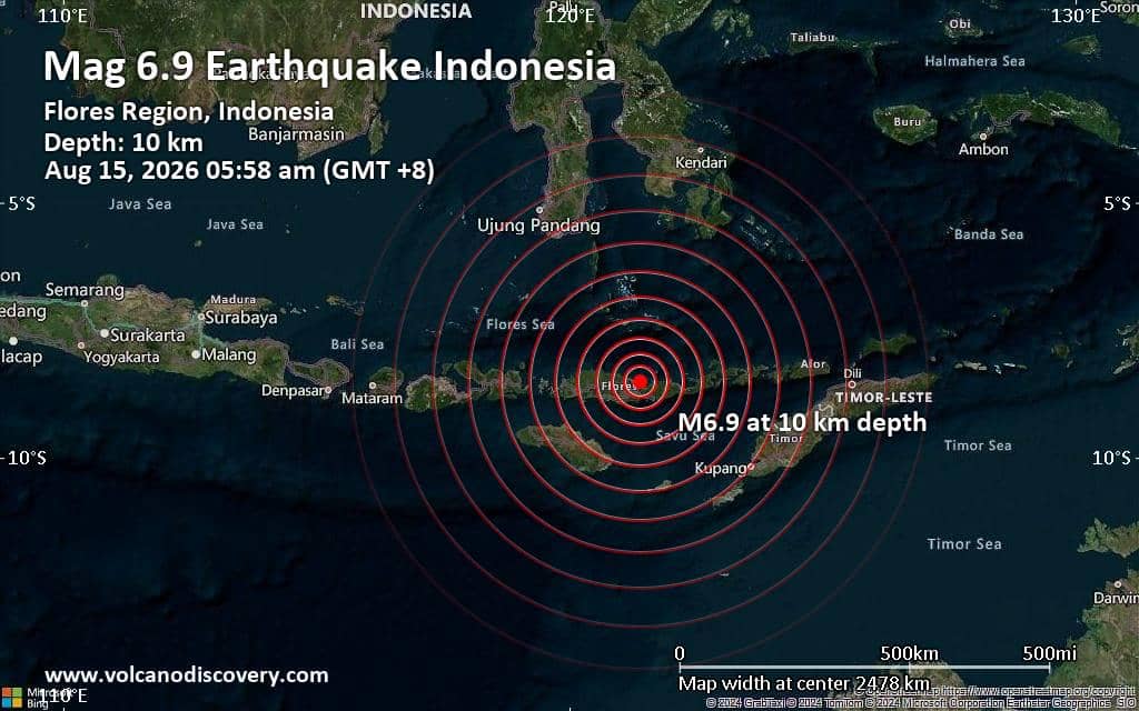Rangkaian Gempa di Indonesia Sebulan Terakhir,