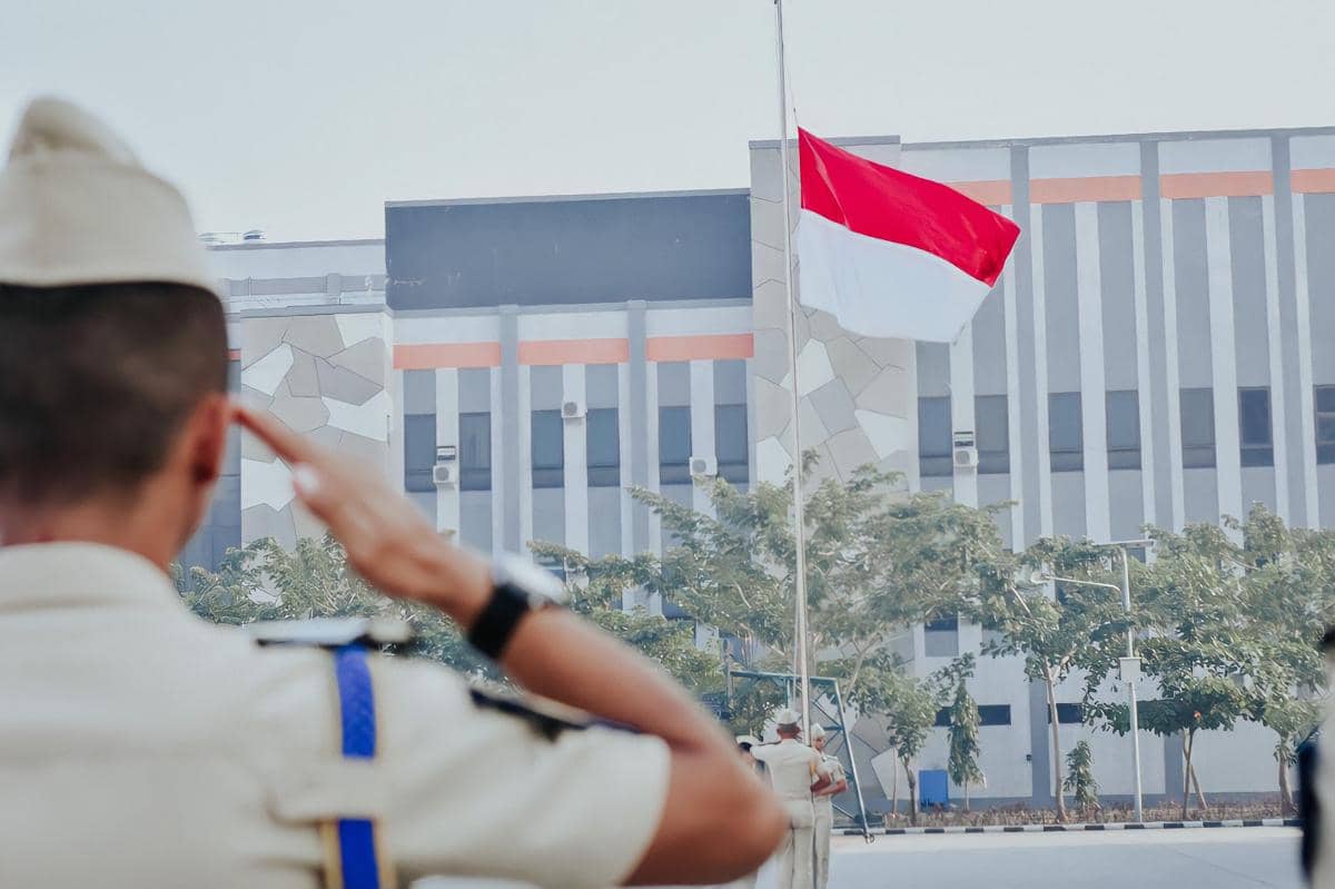 Pengibaran bendera Merah Putih