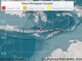 Gempa M 7,7 di NTT, Bupati Selayar Minta Warganya Waspada Tsunami