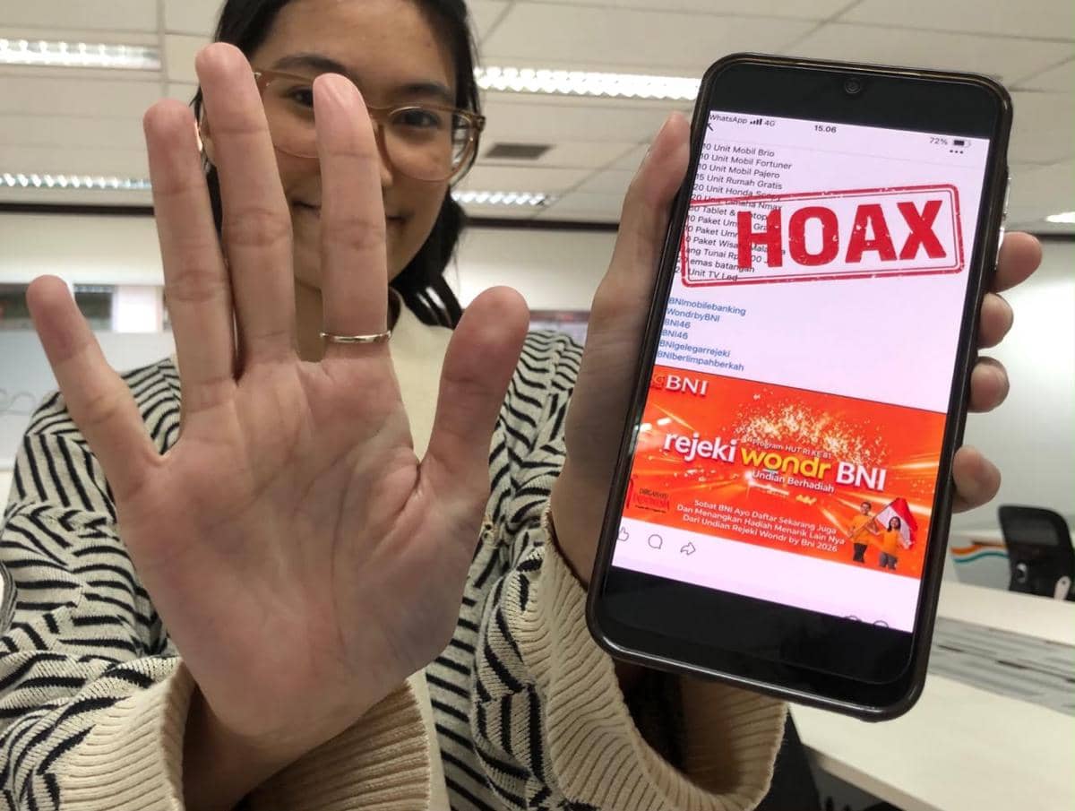 BNI: Undian HUT ke-81 RI Catut Rejeki wondr adalah Hoaks