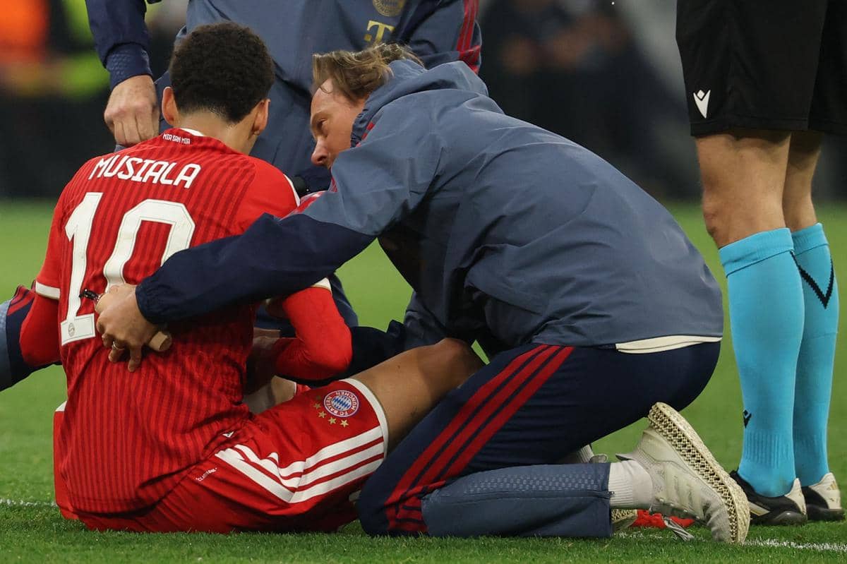 Waduh, Musiala Kolaps saat Bela Bayern di Laga Uji Coba