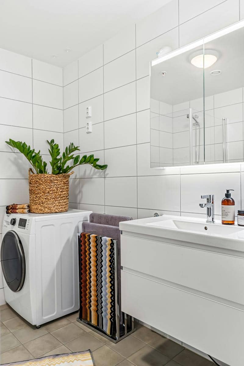 ilustrasi area laundry di rumah