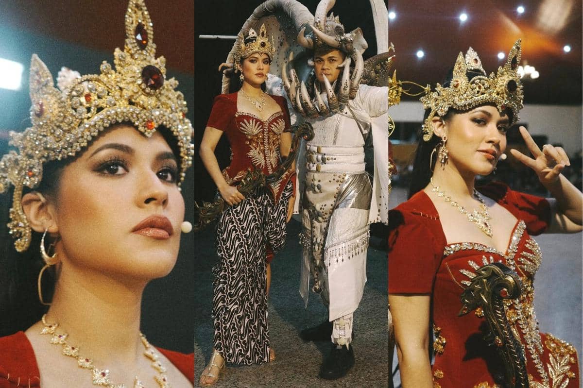 5 Detail Gaya Raisa Jadi Srikandi di Pagelaran Sabang Merauke, Megah!